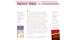 Desktop Screenshot of privacytimes.com