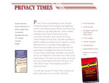 Tablet Screenshot of privacytimes.com
